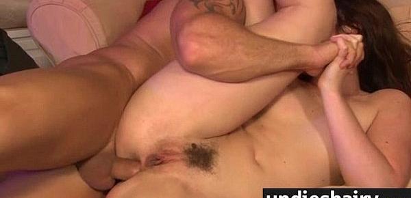  Wife with a hairy pussy fucked 27